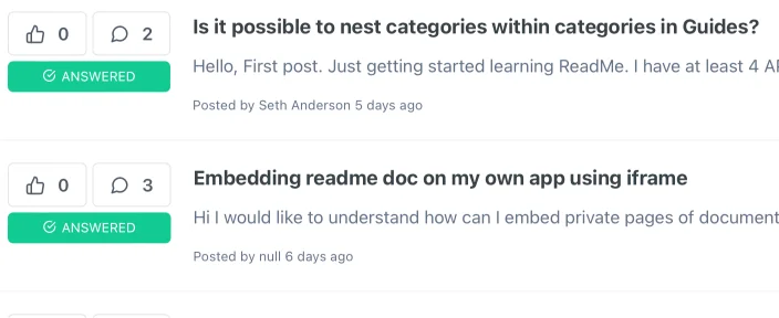 Discussions